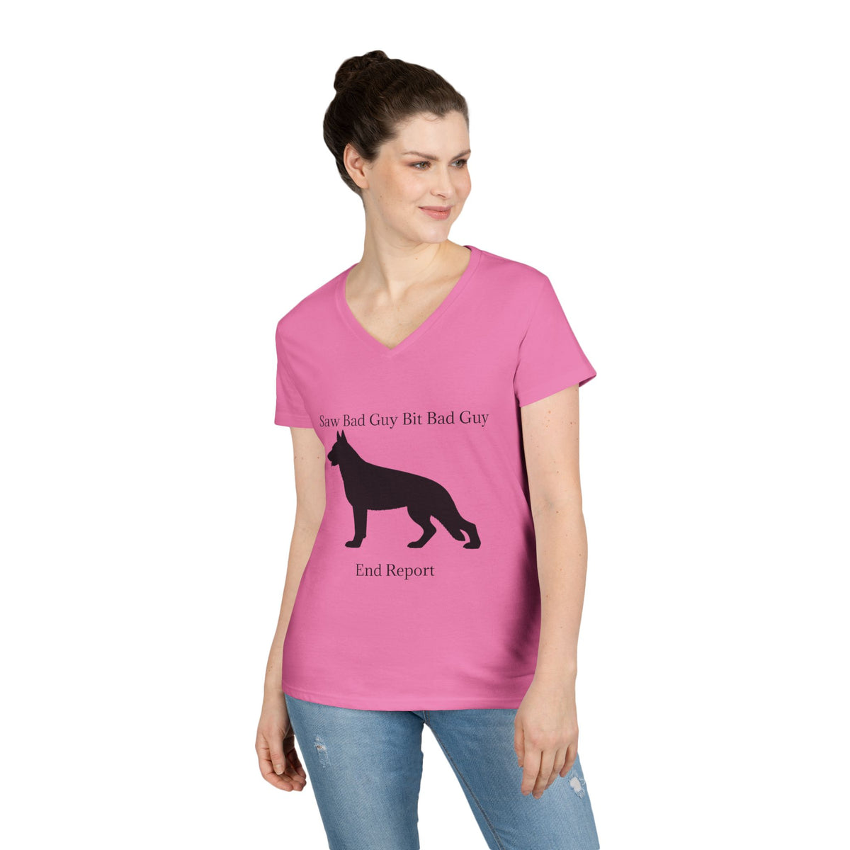 Bad Guy Women's V-Neck Tee