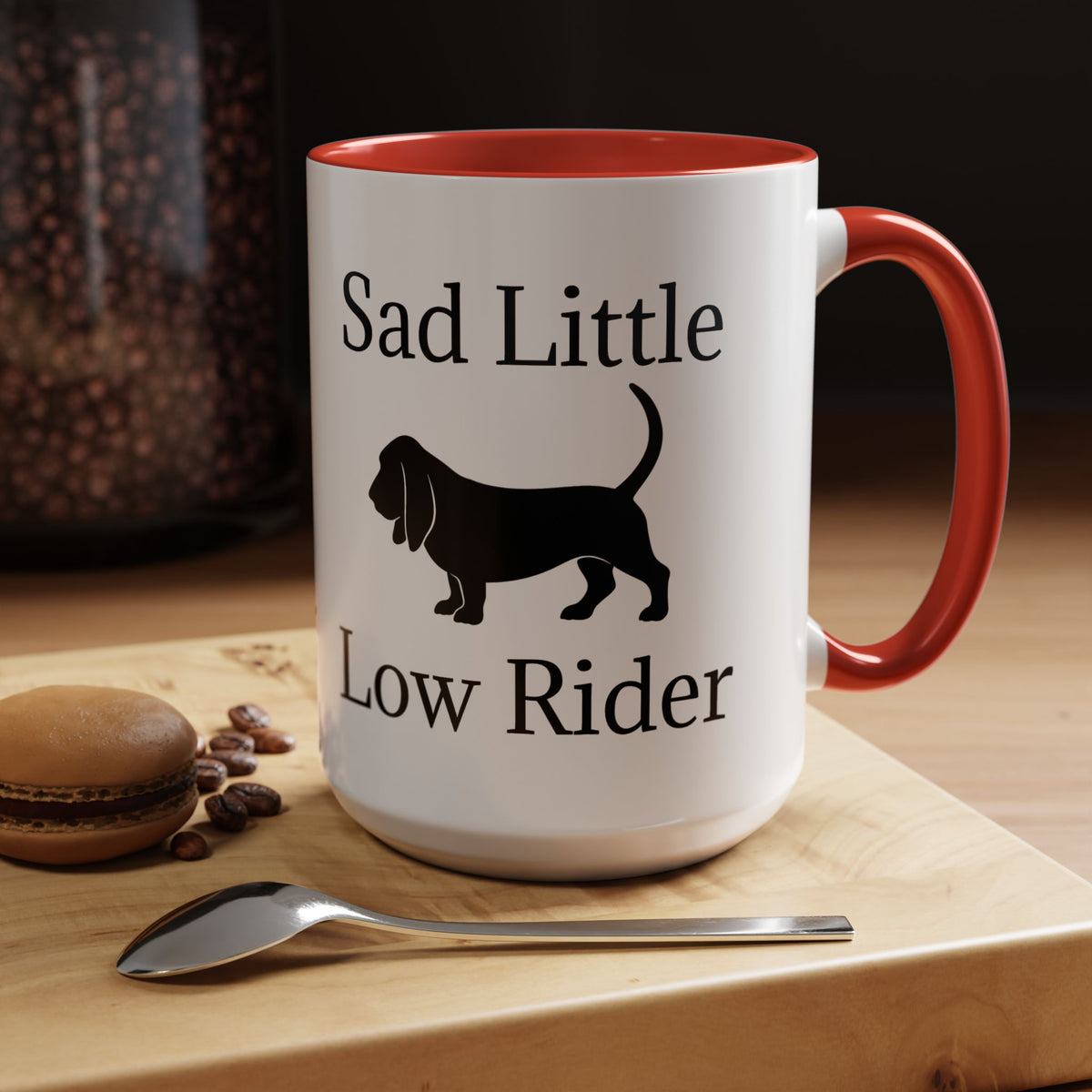 Sad Little Low Rider 2-Tone Coffee Mug