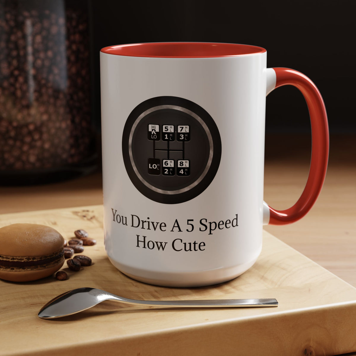 5 Speed How Cute 2-Tone Coffee Mug