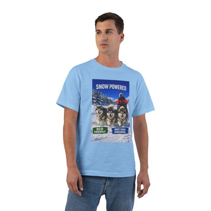 Snow Powered Men's Short-Sleeve Crewneck Tee