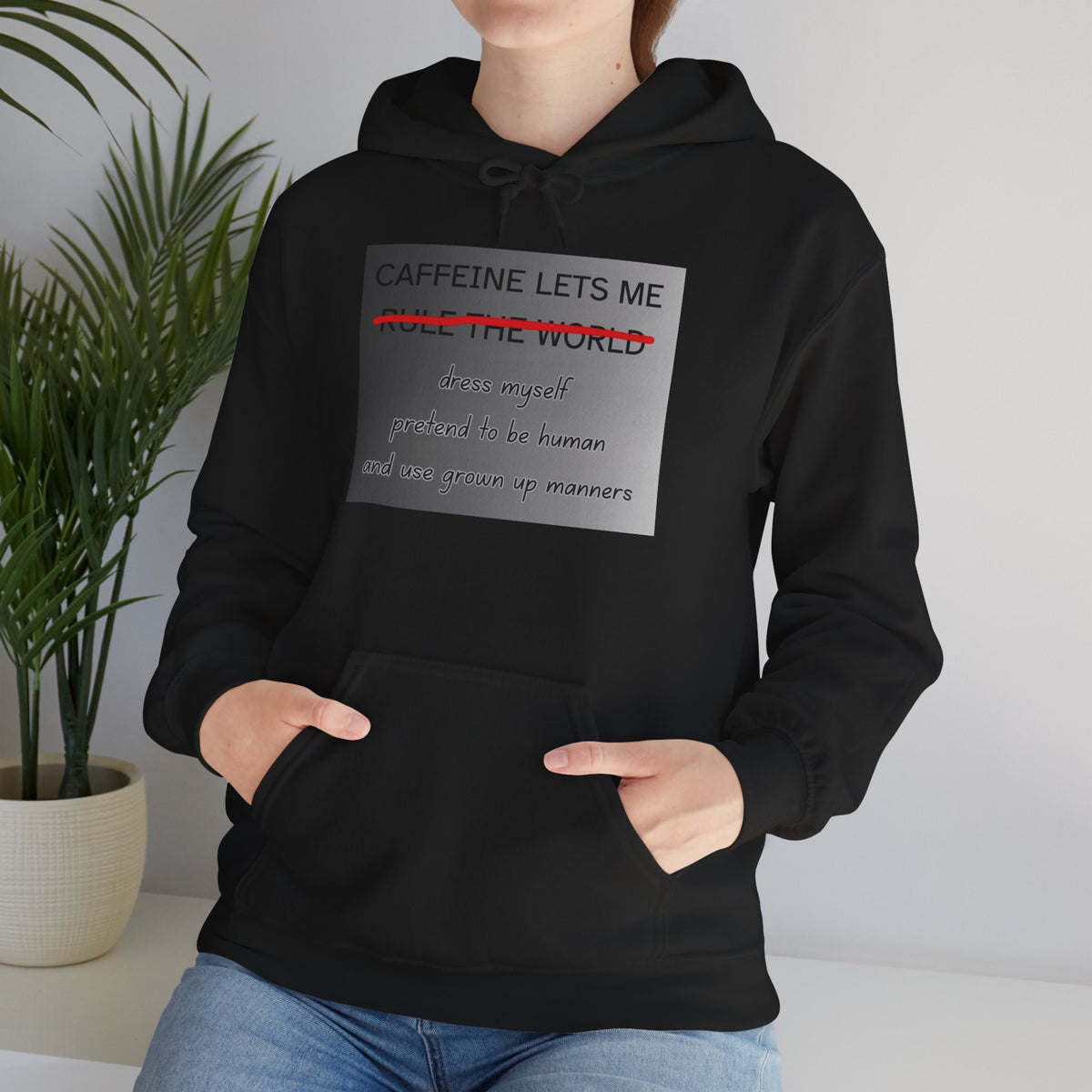 Caffeine Lets Me Unisex Hoodie
