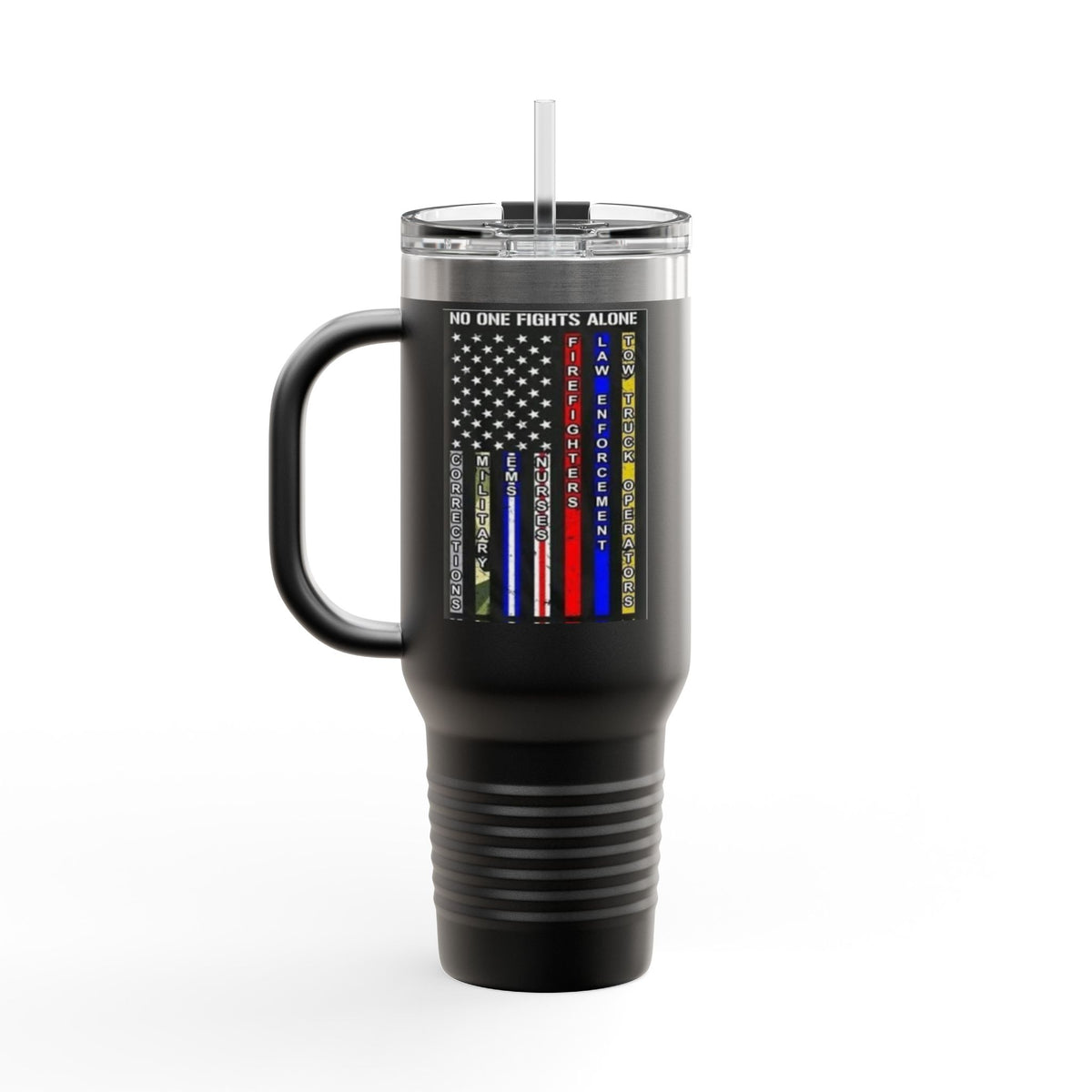 No One Fights Alone Insulated Travel Mug