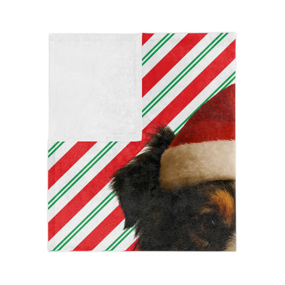 Santa Paws Aussie Velveteen Microfiber Blanket