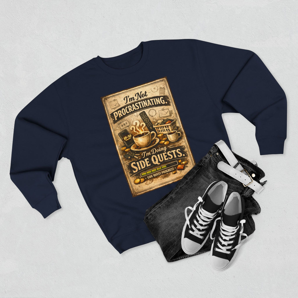 Procrastinating Unisex Crewneck Sweatshirt