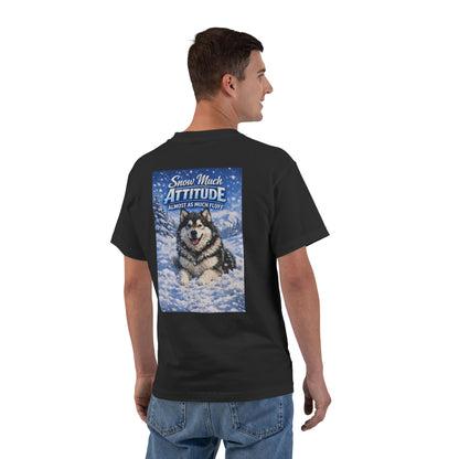 Snow Much Attitude Men's Short-Sleeve Crewneck Tee