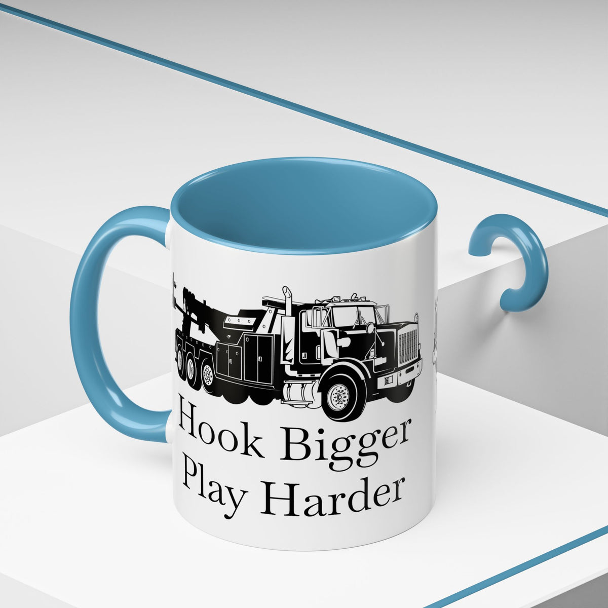 Hook Bigger 2-Tone Coffee Mug