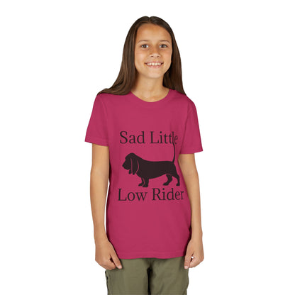 Sad Little Low Rider Youth Unisex Short Sleeve Crewneck Tee