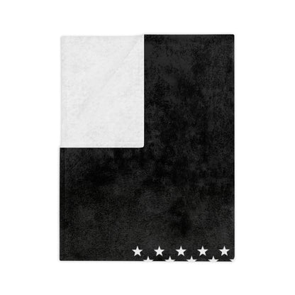 Thin Green Line Velveteen Microfiber Blanket