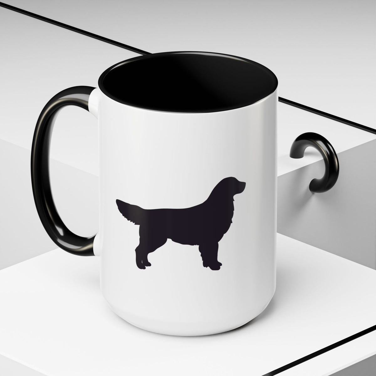 Golden Silhouette 2-Tone Coffee Mug