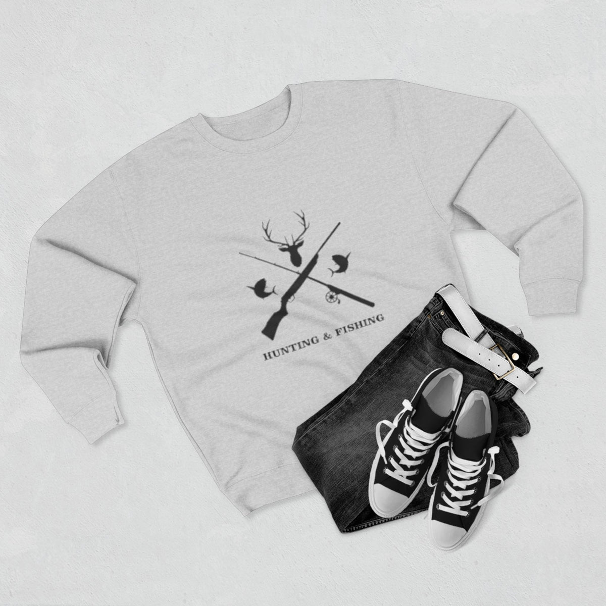 Hunting/Fishing Unisex Crewneck Sweatshirt