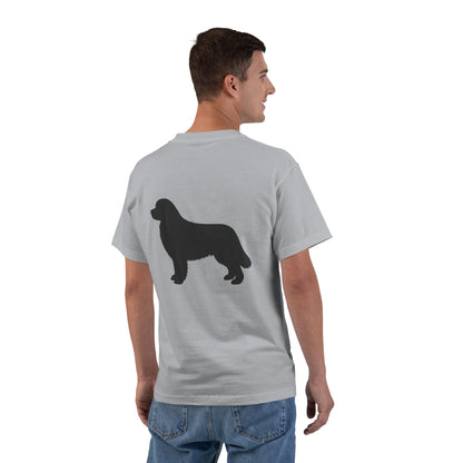 Newfie Silhouette Men's Short-Sleeve Crewneck Tee