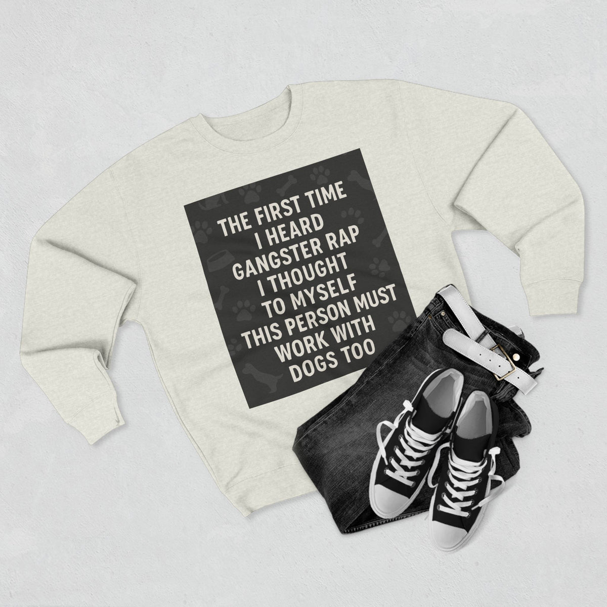 Gangster Rap Unisex Crewneck Sweatshirt