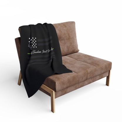 Thin Green Line Arctic Fleece Blanket