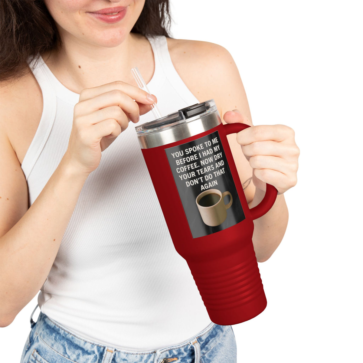 Dry Your Tears Insulated Travel Mug