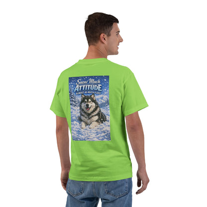 Snow Much Attitude Men's Short-Sleeve Crewneck Tee
