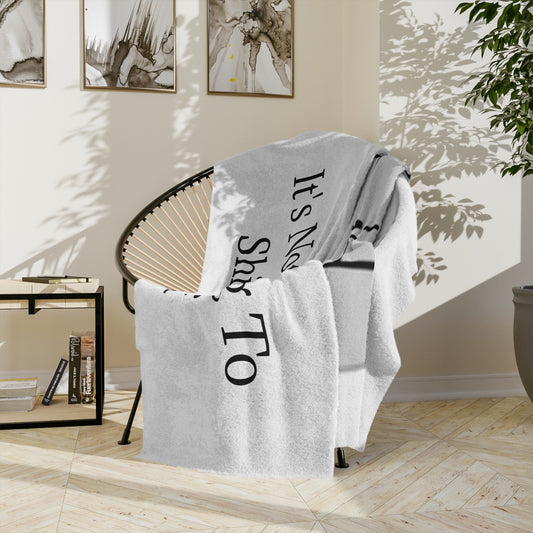 Shift Itself Velveteen Microfiber Blanket