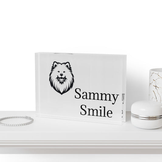 Sammy Smile Acrylic Photo Block