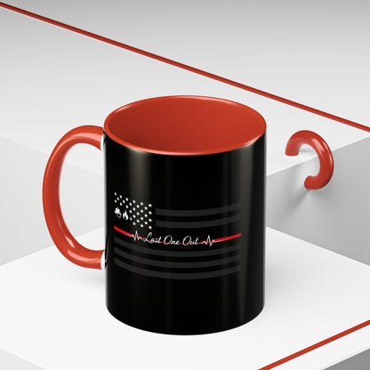Thin Red Line 2-Tone Coffee Mug