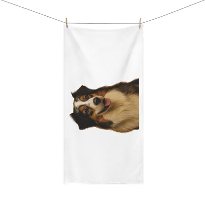 Aussie Head Mink-Cotton  Beach Towel