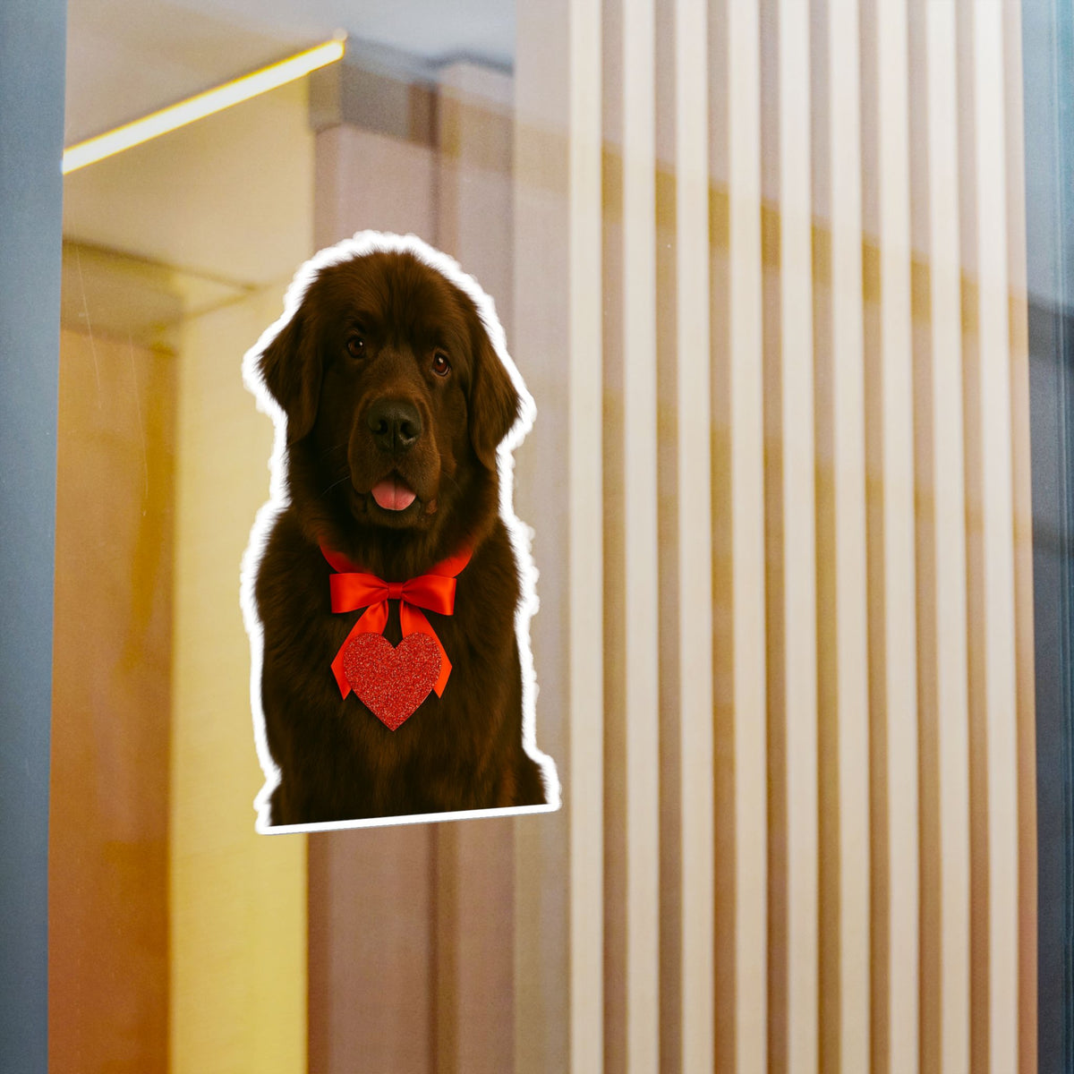 Cupid's Companion Newfie Vinyl Decal