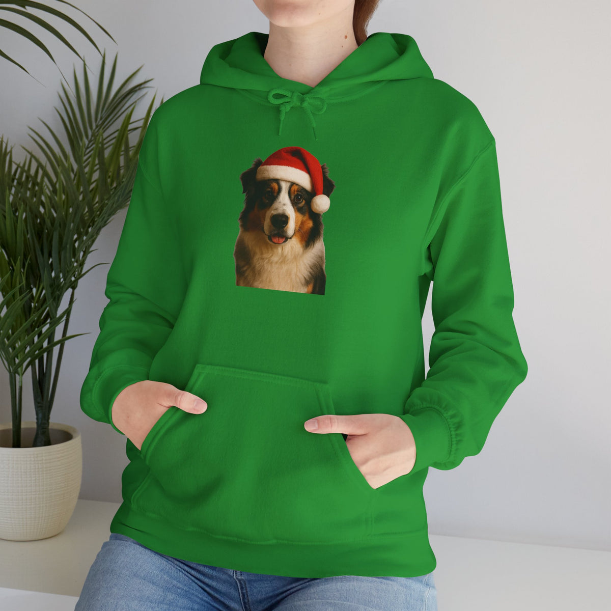 Santa Paws Aussie Unisex Hoodie