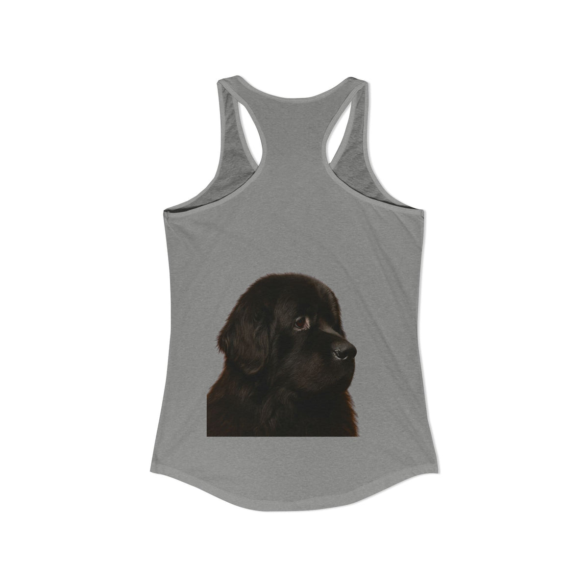 Newfie Head Women's Racerback Tank