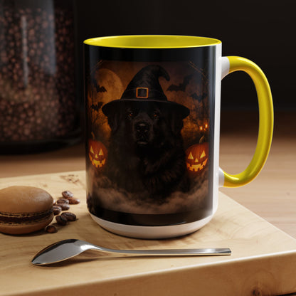 Witch Hat Pack Newfie 2-Tone Coffee Mug