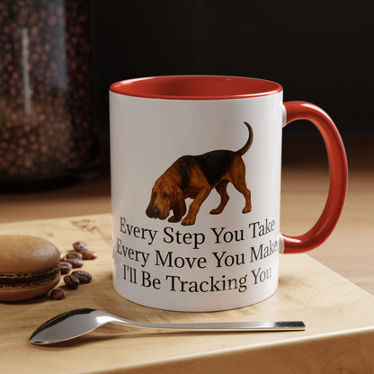 Tracking You 2-Tone Coffee Mug