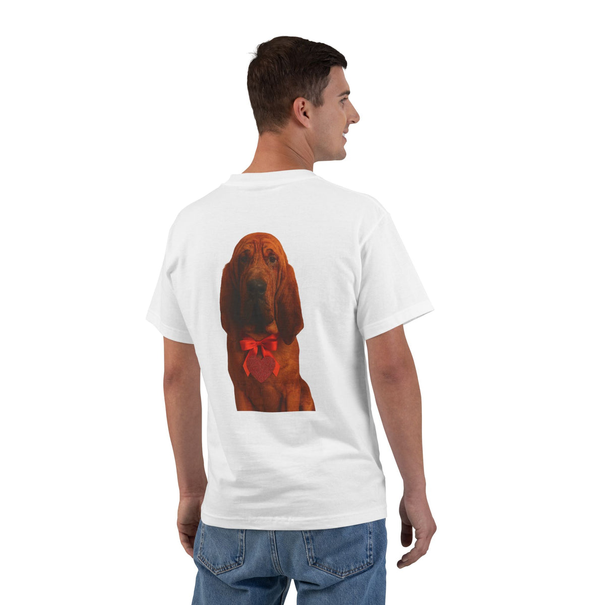 Cupid's Companion Bloodhound Men's Short-Sleeve Crewneck Tee