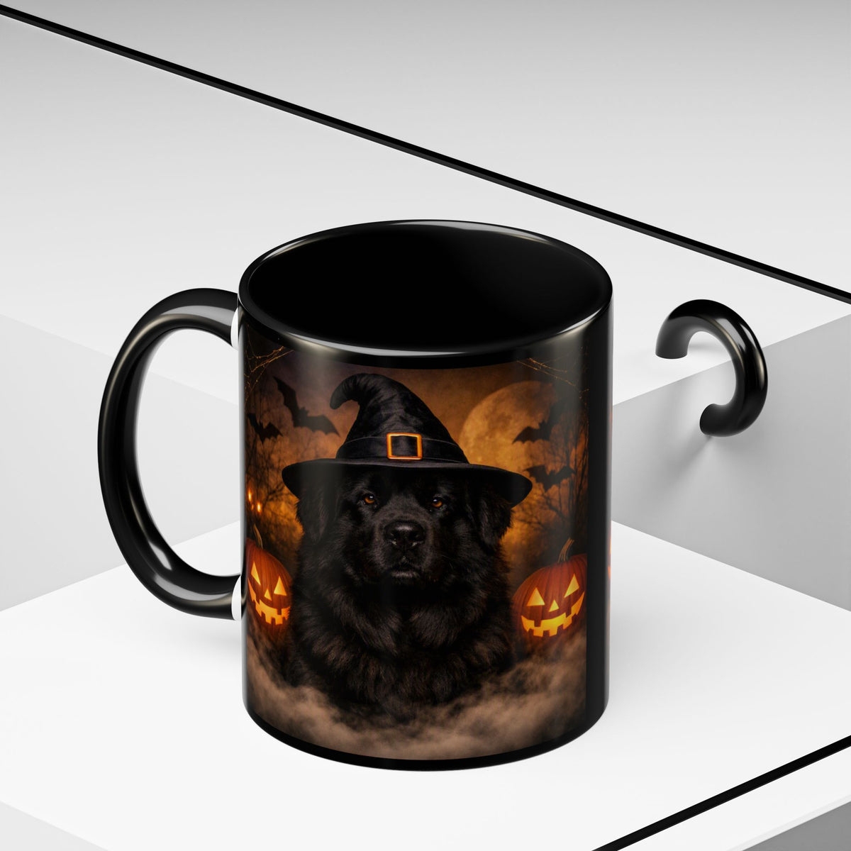 Witch Hat Pack Newfie 2-Tone Coffee Mug