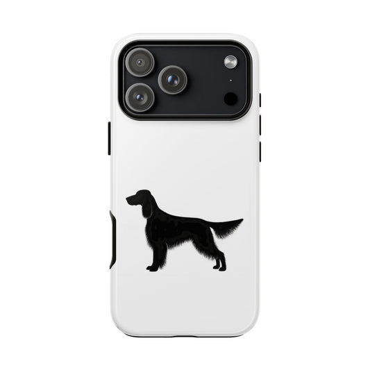 English Setter Silhouette iPhone Case