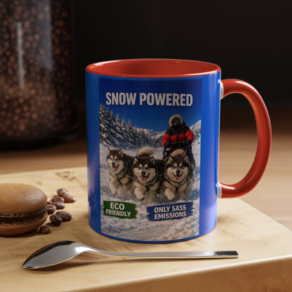 Snow Powered 2-Tone Coffee Mug