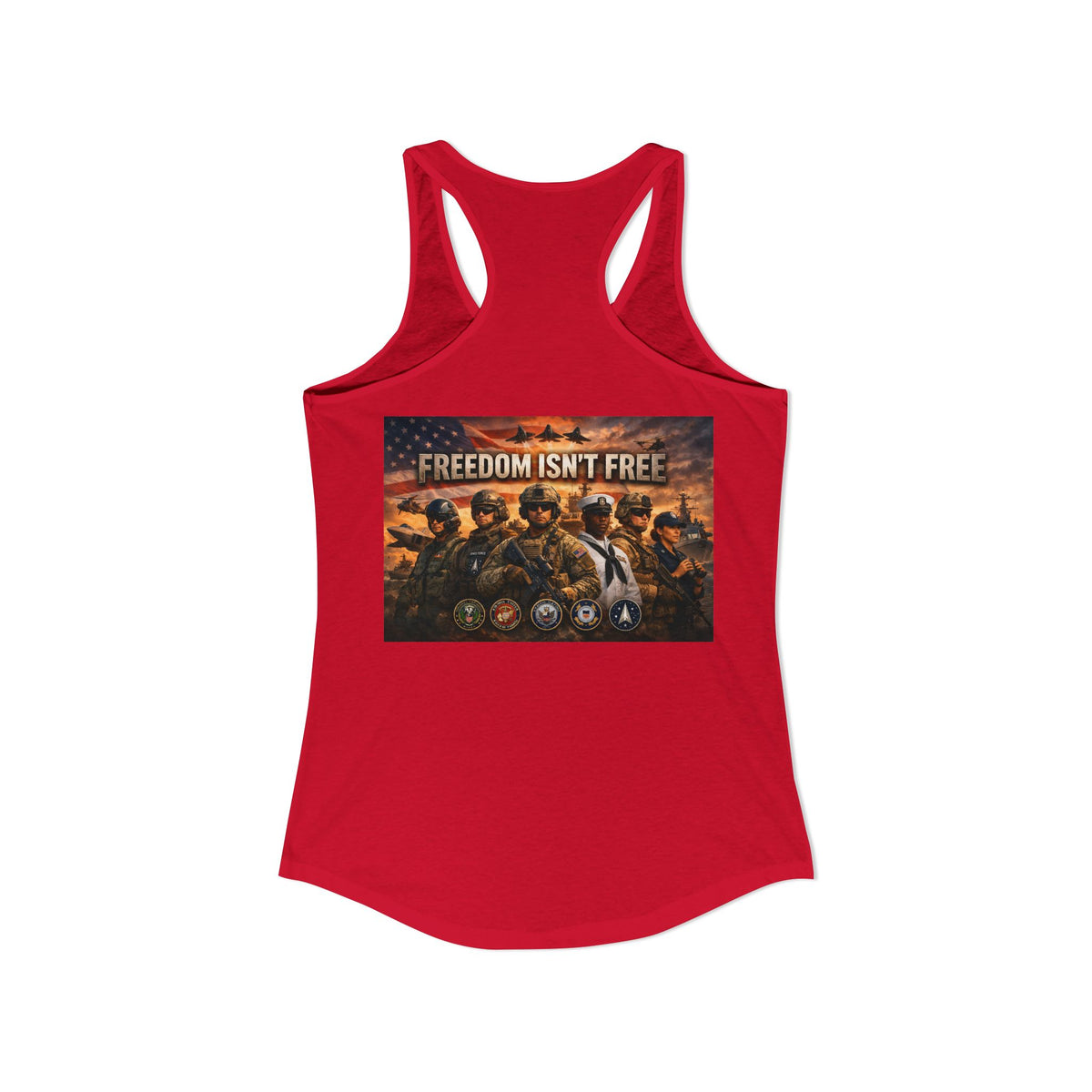 Freedom Isn't Free Women's Racerback Tank