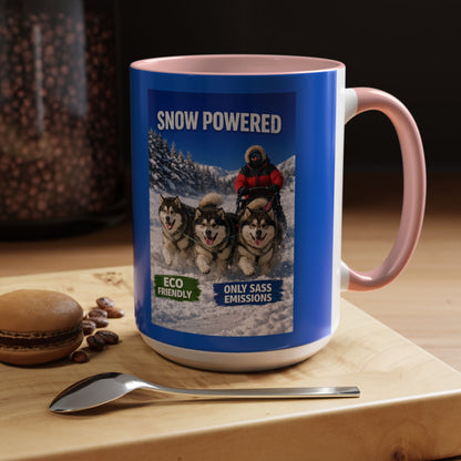 Snow Powered 2-Tone Coffee Mug