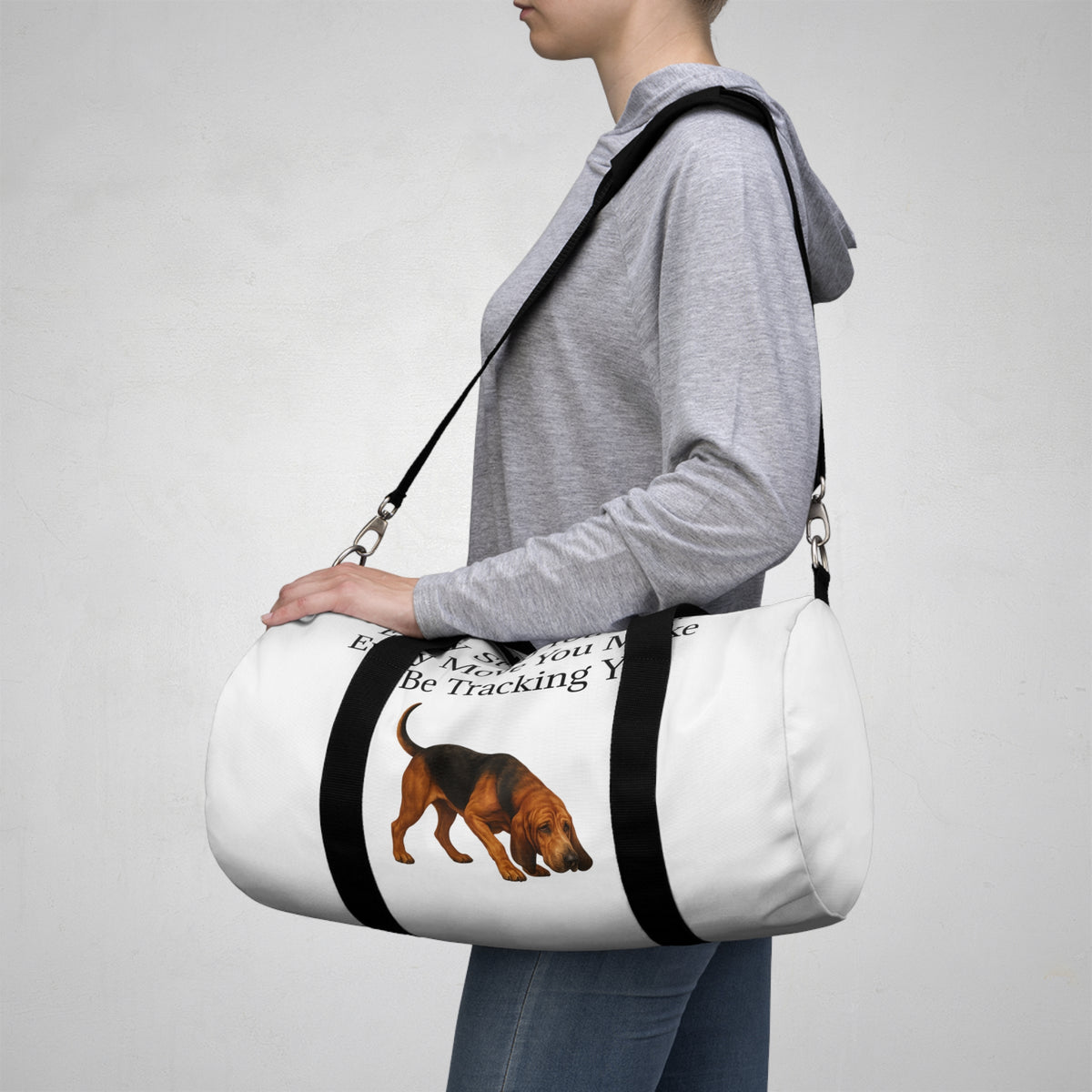 Tracking You Duffel Bag