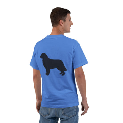 Newfie Silhouette Men's Short-Sleeve Crewneck Tee