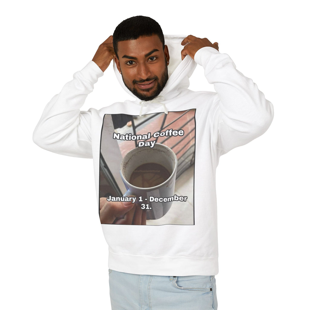 National Coffee Day Unisex Lightweight Hoodie