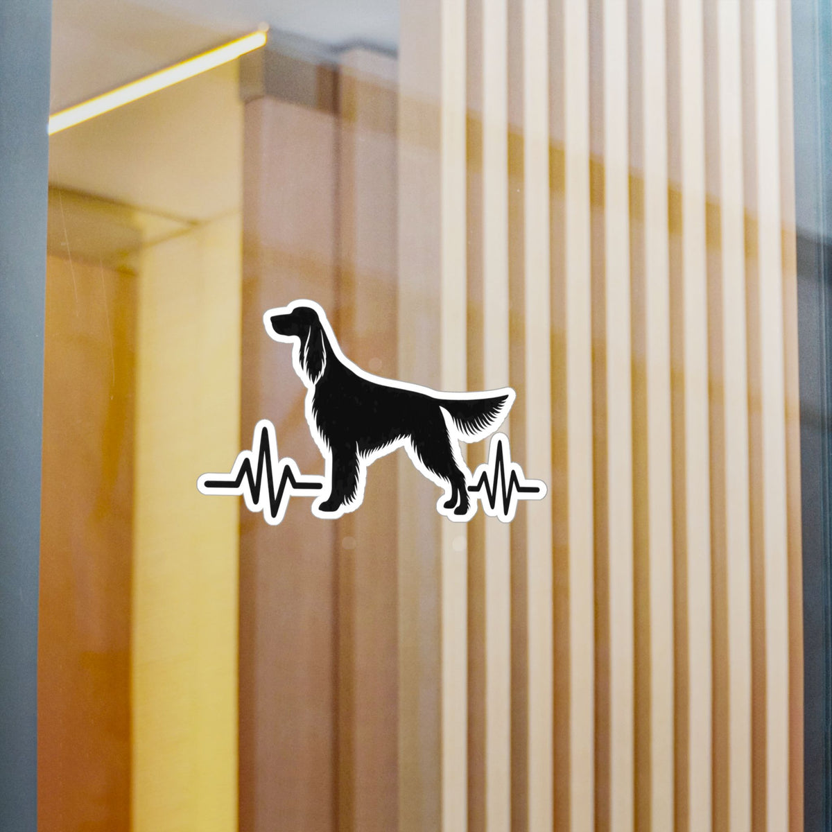 My Heart Beats For English Setters Vinyl Decal