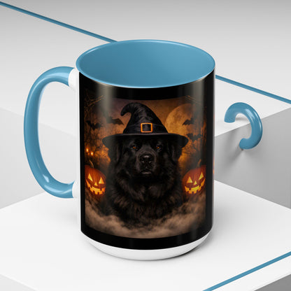 Witch Hat Pack Newfie 2-Tone Coffee Mug