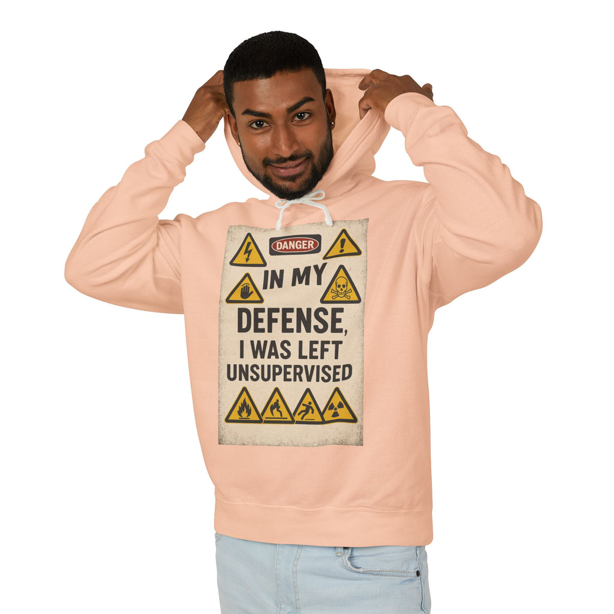 Unsupervised Unisex Lightweight Hoodie