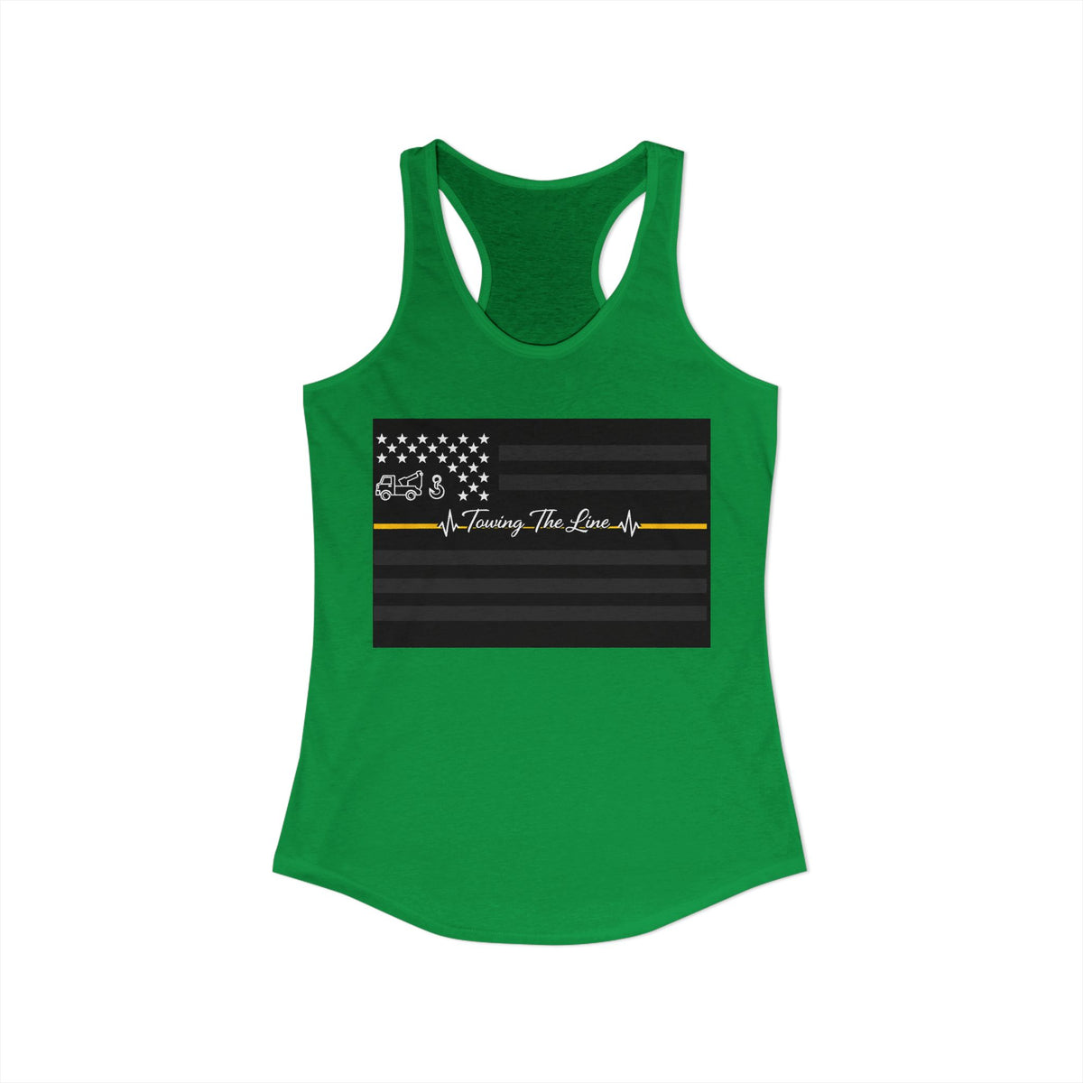 Thin Yellow Line Women's Racerback Tank