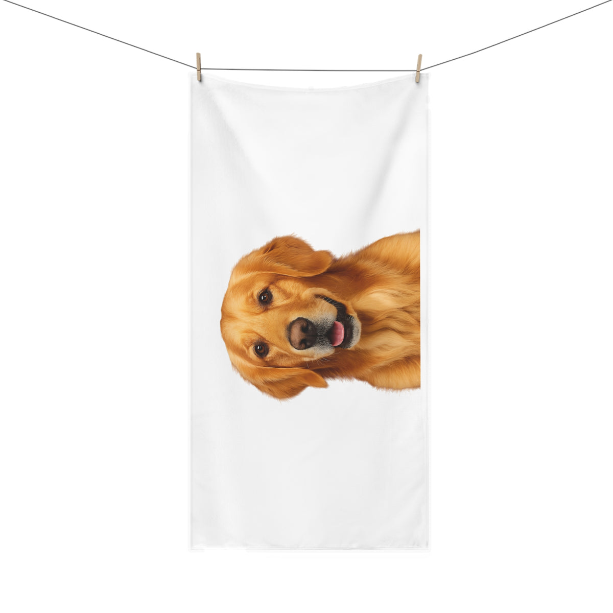 Golden Head Mink-Cotton  Beach Towel