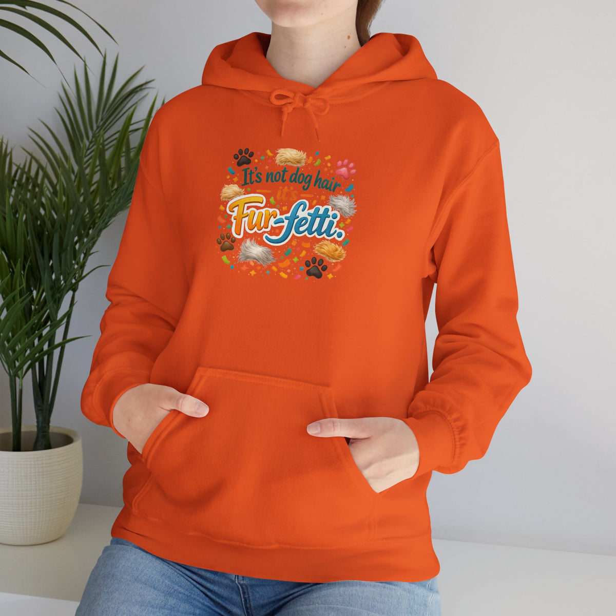 Fur-Fetti Dog Unisex Hoodie