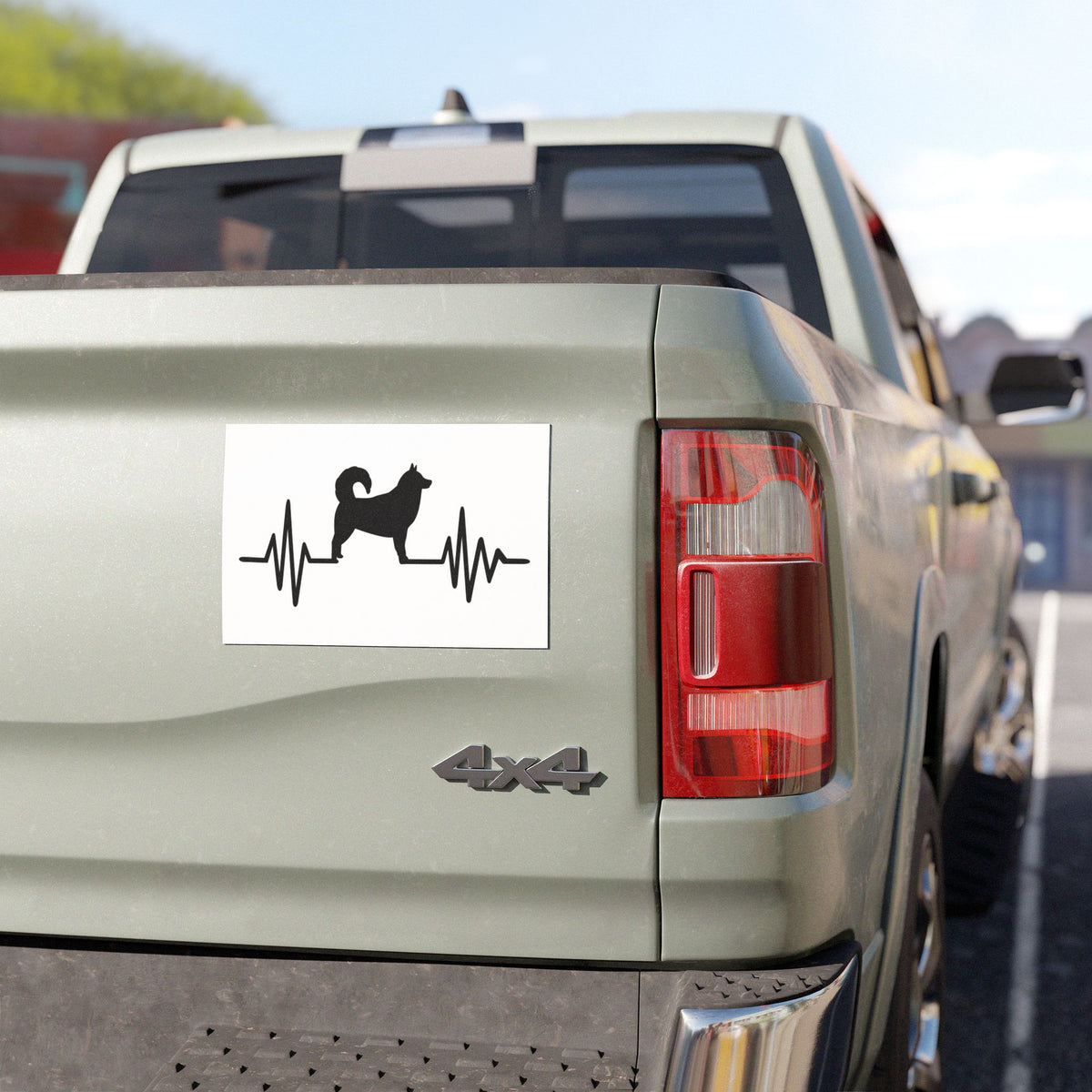 My Heart Beats For Malamutes Indoor/Outdoor Magnet