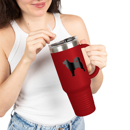 Malamute Silhouette Insulated Travel Mug