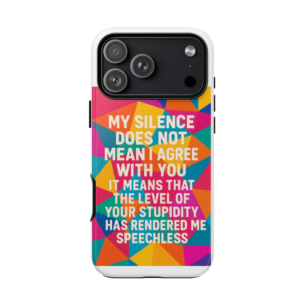 Speechless iPhone Case