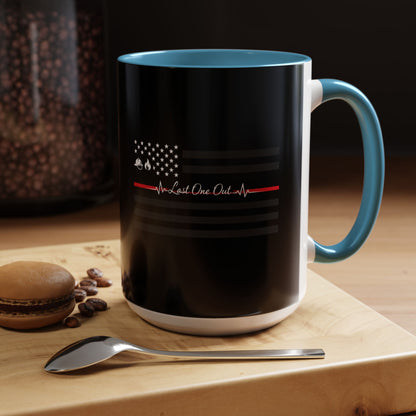 Thin Red Line 2-Tone Coffee Mug