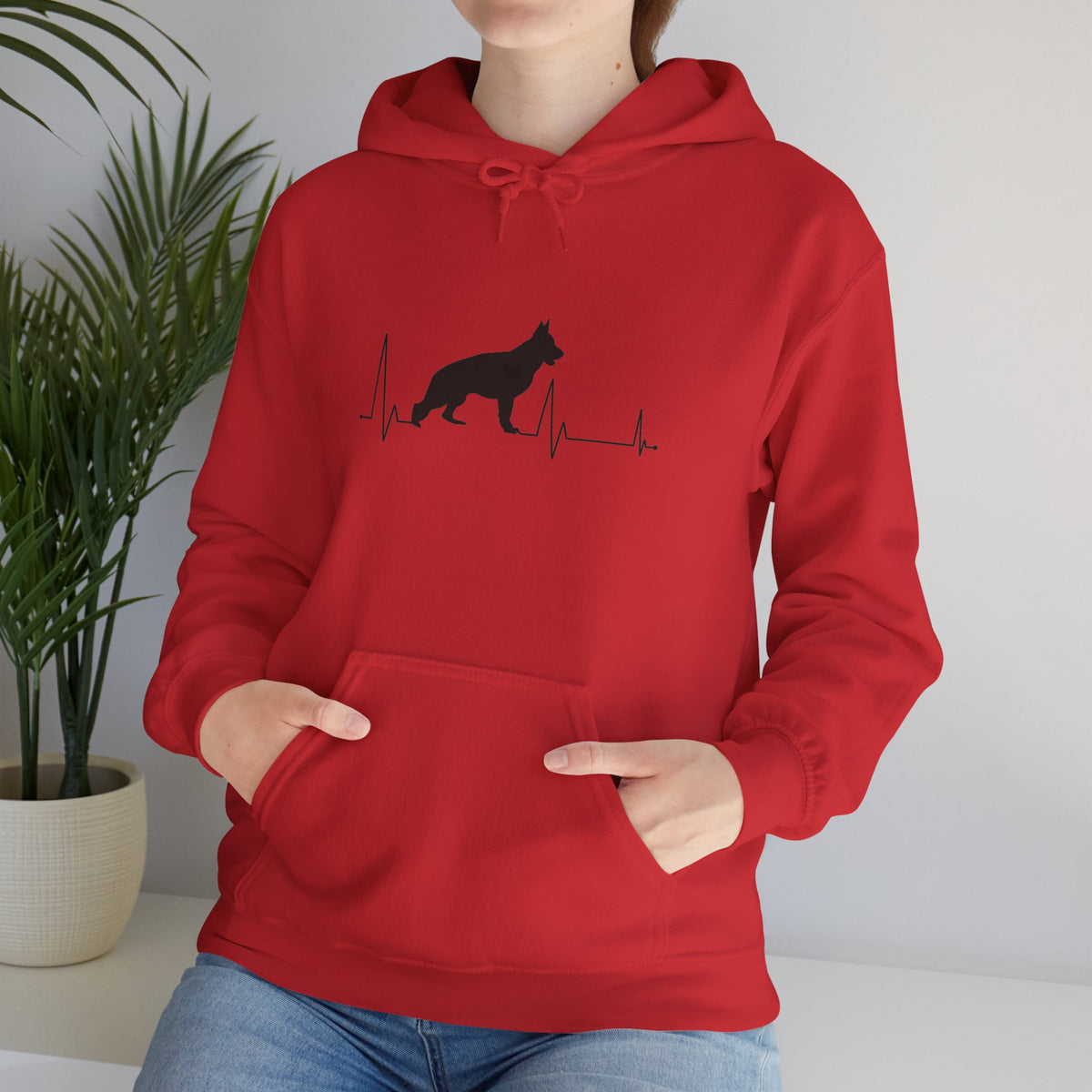 My Heart Beats For German Shepherds Unisex Hoodie