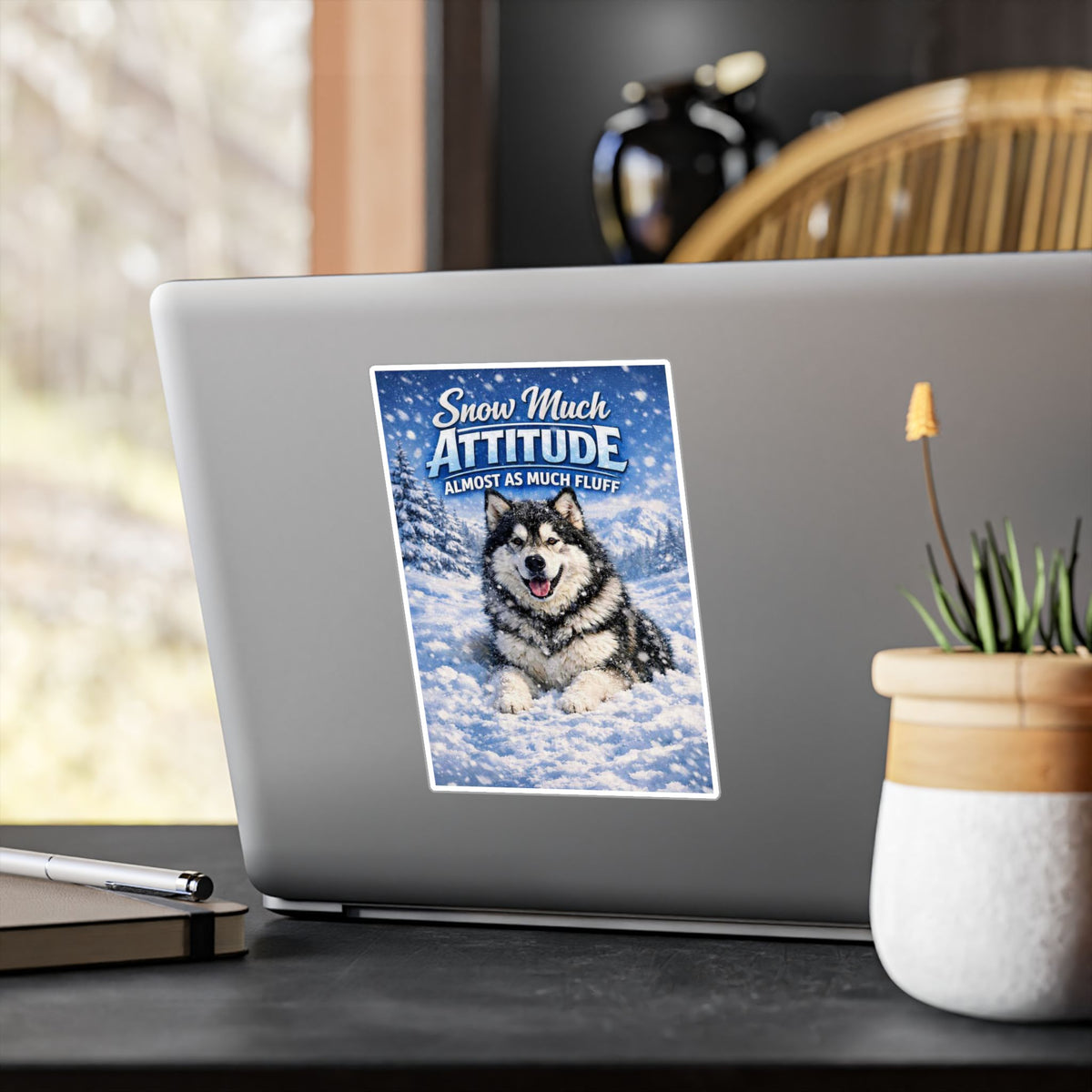 Snow Much Attitude Vinyl Decal