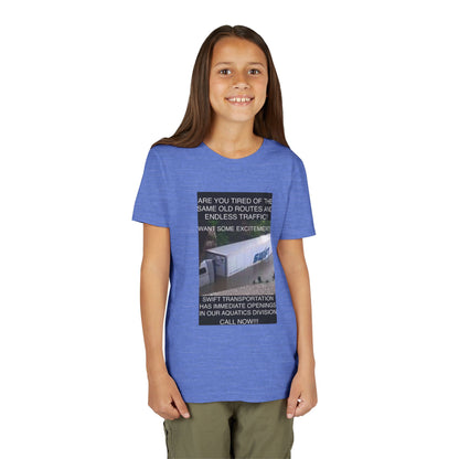 Swift Aquatics Youth Unisex Short Sleeve Crewneck Tee